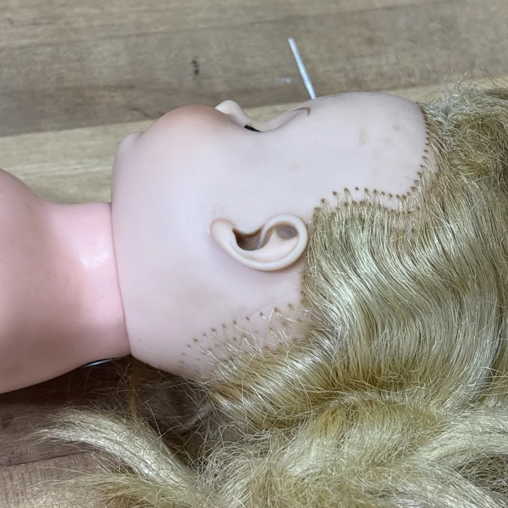Vintage Horsman Doll Blonde Rooted Hair Sleep Eyes Vinyl Body TLC 1950s 1960s